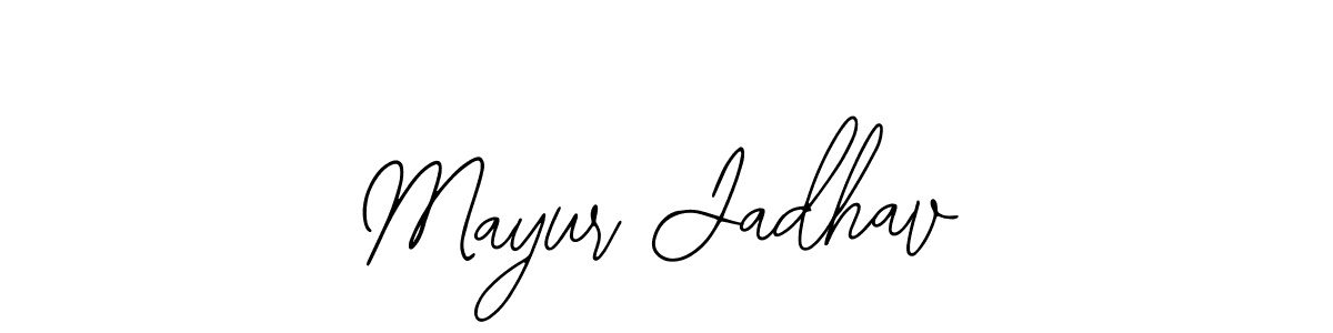 Mayur Jadhav stylish signature style. Best Handwritten Sign (Bearetta-2O07w) for my name. Handwritten Signature Collection Ideas for my name Mayur Jadhav. Mayur Jadhav signature style 12 images and pictures png