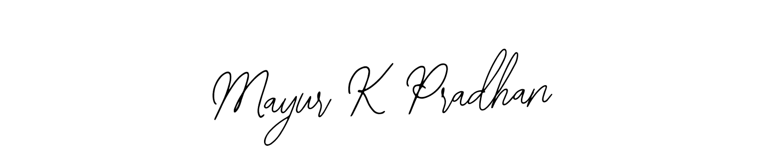 This is the best signature style for the Mayur K Pradhan name. Also you like these signature font (Bearetta-2O07w). Mix name signature. Mayur K Pradhan signature style 12 images and pictures png