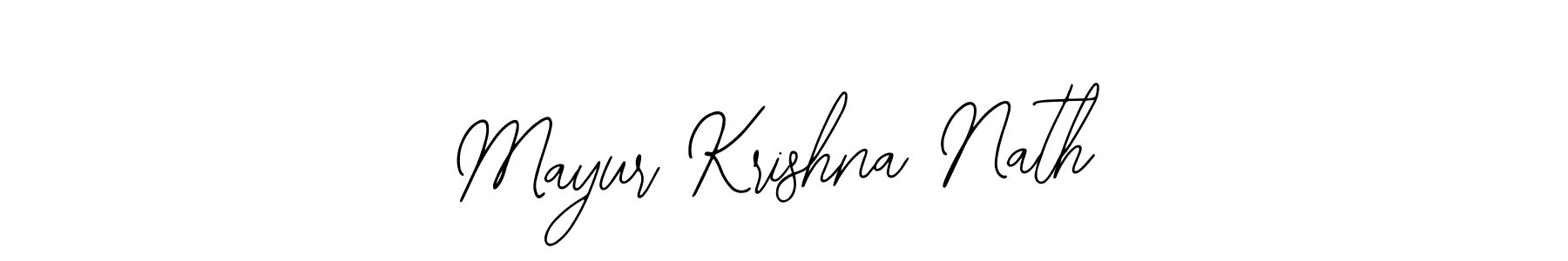 if you are searching for the best signature style for your name Mayur Krishna Nath. so please give up your signature search. here we have designed multiple signature styles  using Bearetta-2O07w. Mayur Krishna Nath signature style 12 images and pictures png