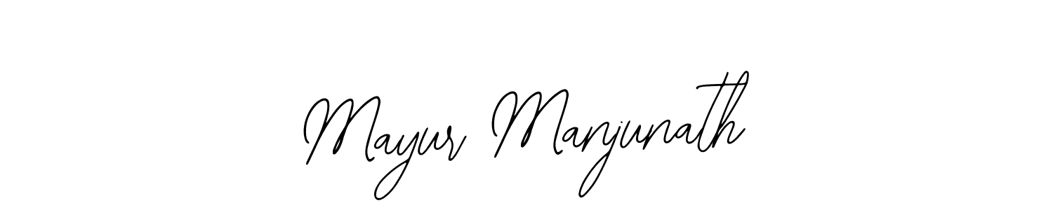 Design your own signature with our free online signature maker. With this signature software, you can create a handwritten (Bearetta-2O07w) signature for name Mayur Manjunath. Mayur Manjunath signature style 12 images and pictures png
