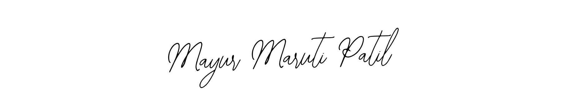 Use a signature maker to create a handwritten signature online. With this signature software, you can design (Bearetta-2O07w) your own signature for name Mayur Maruti Patil. Mayur Maruti Patil signature style 12 images and pictures png