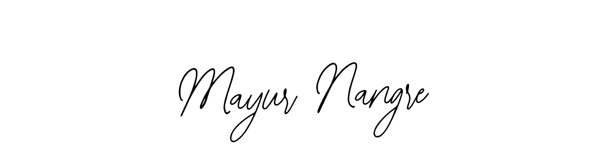 Also we have Mayur Nangre name is the best signature style. Create professional handwritten signature collection using Bearetta-2O07w autograph style. Mayur Nangre signature style 12 images and pictures png