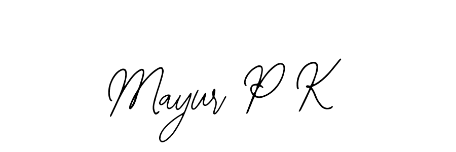 Make a beautiful signature design for name Mayur P K. Use this online signature maker to create a handwritten signature for free. Mayur P K signature style 12 images and pictures png