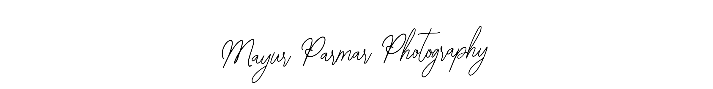 Use a signature maker to create a handwritten signature online. With this signature software, you can design (Bearetta-2O07w) your own signature for name Mayur Parmar Photography. Mayur Parmar Photography signature style 12 images and pictures png