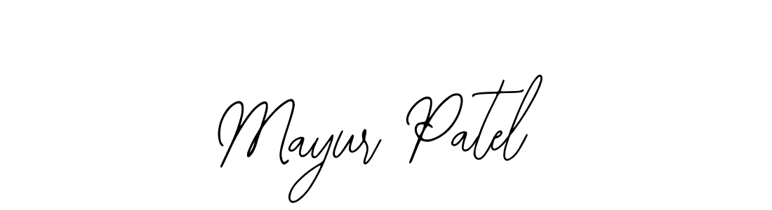 if you are searching for the best signature style for your name Mayur Patel. so please give up your signature search. here we have designed multiple signature styles  using Bearetta-2O07w. Mayur Patel signature style 12 images and pictures png