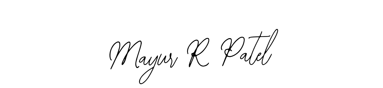Design your own signature with our free online signature maker. With this signature software, you can create a handwritten (Bearetta-2O07w) signature for name Mayur R Patel. Mayur R Patel signature style 12 images and pictures png