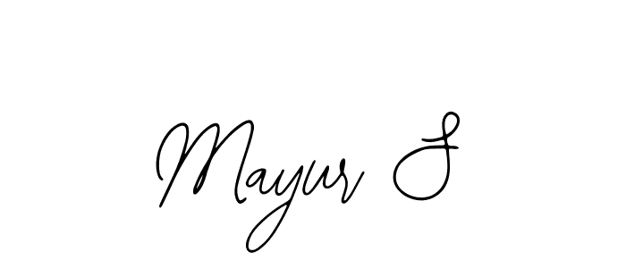 Also we have Mayur S name is the best signature style. Create professional handwritten signature collection using Bearetta-2O07w autograph style. Mayur S signature style 12 images and pictures png