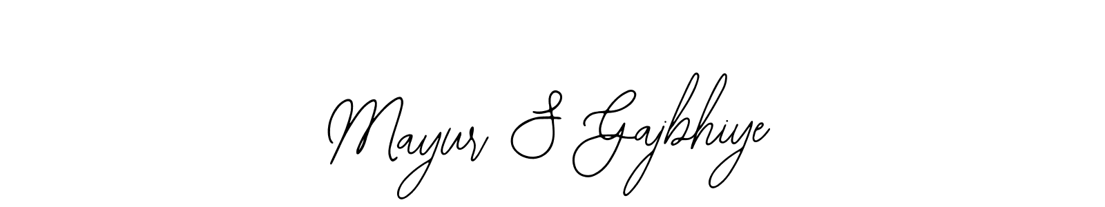 Create a beautiful signature design for name Mayur S Gajbhiye. With this signature (Bearetta-2O07w) fonts, you can make a handwritten signature for free. Mayur S Gajbhiye signature style 12 images and pictures png