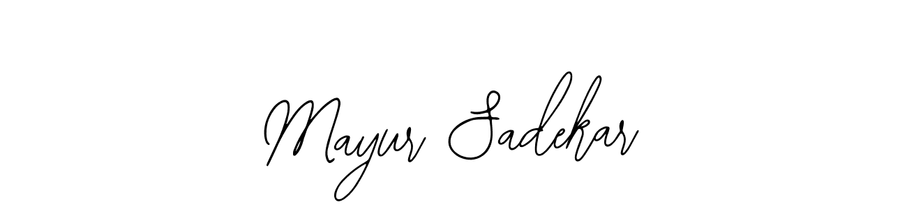 if you are searching for the best signature style for your name Mayur Sadekar. so please give up your signature search. here we have designed multiple signature styles  using Bearetta-2O07w. Mayur Sadekar signature style 12 images and pictures png