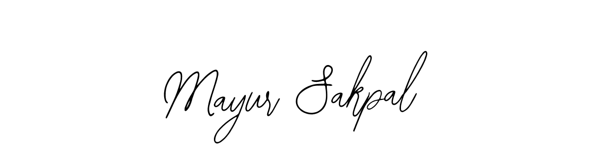 Use a signature maker to create a handwritten signature online. With this signature software, you can design (Bearetta-2O07w) your own signature for name Mayur Sakpal. Mayur Sakpal signature style 12 images and pictures png