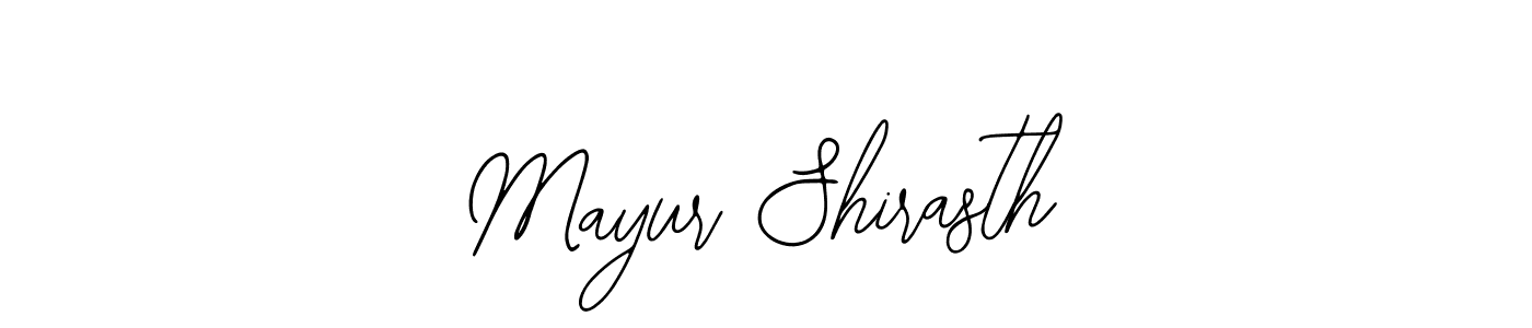 The best way (Bearetta-2O07w) to make a short signature is to pick only two or three words in your name. The name Mayur Shirasth include a total of six letters. For converting this name. Mayur Shirasth signature style 12 images and pictures png
