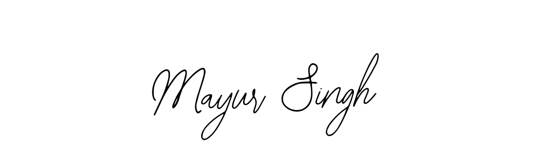 The best way (Bearetta-2O07w) to make a short signature is to pick only two or three words in your name. The name Mayur Singh include a total of six letters. For converting this name. Mayur Singh signature style 12 images and pictures png