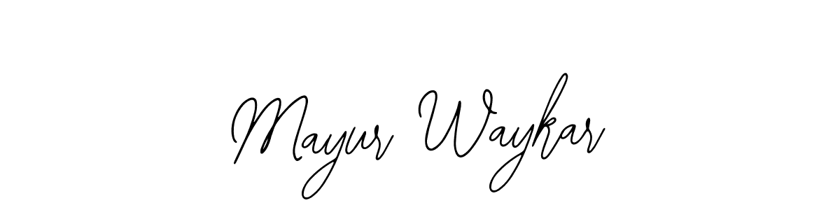 You can use this online signature creator to create a handwritten signature for the name Mayur Waykar. This is the best online autograph maker. Mayur Waykar signature style 12 images and pictures png