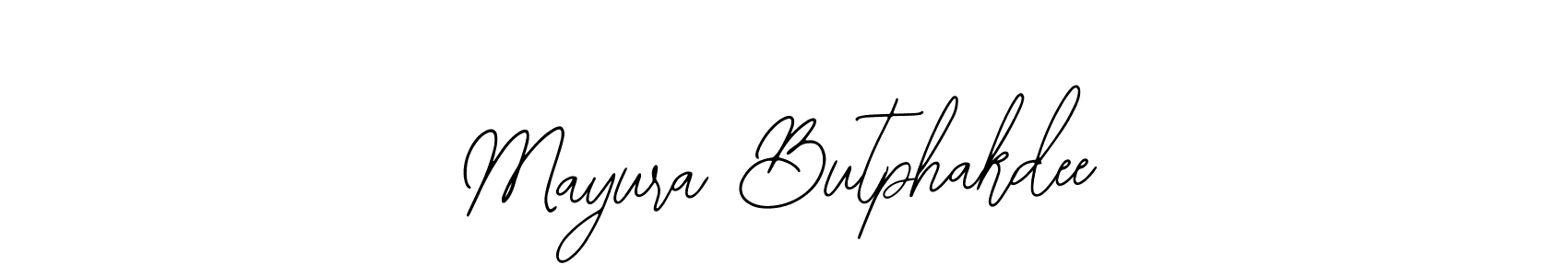 How to make Mayura Butphakdee name signature. Use Bearetta-2O07w style for creating short signs online. This is the latest handwritten sign. Mayura Butphakdee signature style 12 images and pictures png
