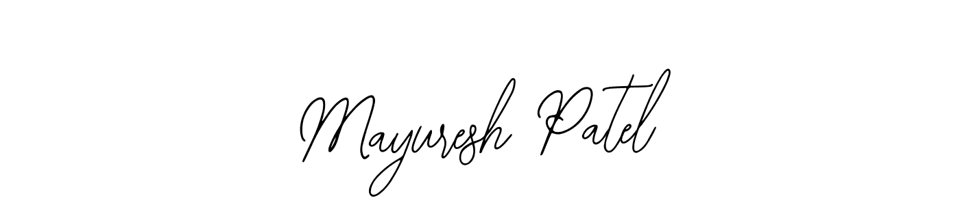 Mayuresh Patel stylish signature style. Best Handwritten Sign (Bearetta-2O07w) for my name. Handwritten Signature Collection Ideas for my name Mayuresh Patel. Mayuresh Patel signature style 12 images and pictures png