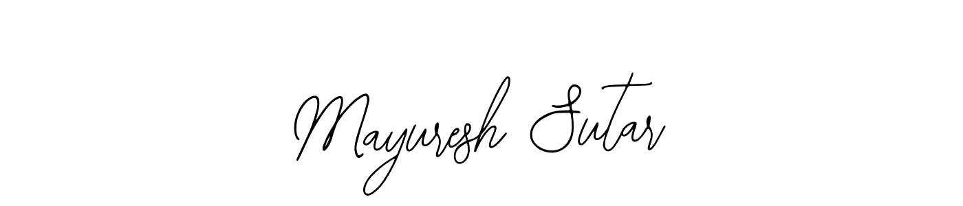 Mayuresh Sutar stylish signature style. Best Handwritten Sign (Bearetta-2O07w) for my name. Handwritten Signature Collection Ideas for my name Mayuresh Sutar. Mayuresh Sutar signature style 12 images and pictures png