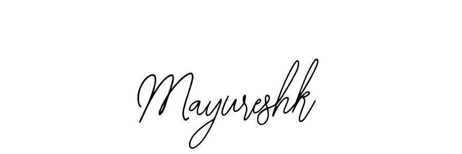 Make a beautiful signature design for name Mayureshk. Use this online signature maker to create a handwritten signature for free. Mayureshk signature style 12 images and pictures png
