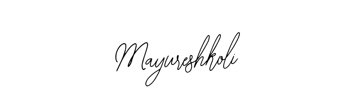 Use a signature maker to create a handwritten signature online. With this signature software, you can design (Bearetta-2O07w) your own signature for name Mayureshkoli. Mayureshkoli signature style 12 images and pictures png