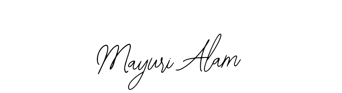 How to make Mayuri Alam signature? Bearetta-2O07w is a professional autograph style. Create handwritten signature for Mayuri Alam name. Mayuri Alam signature style 12 images and pictures png