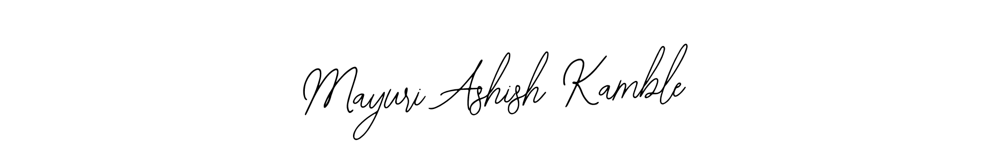 Also You can easily find your signature by using the search form. We will create Mayuri Ashish Kamble name handwritten signature images for you free of cost using Bearetta-2O07w sign style. Mayuri Ashish Kamble signature style 12 images and pictures png