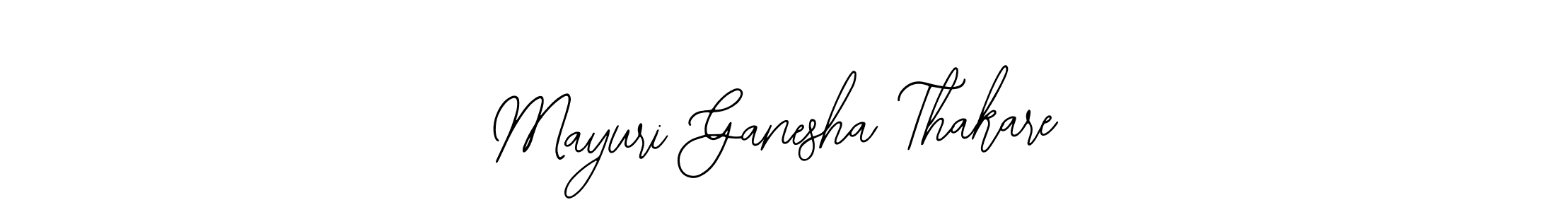 Use a signature maker to create a handwritten signature online. With this signature software, you can design (Bearetta-2O07w) your own signature for name Mayuri Ganesha Thakare. Mayuri Ganesha Thakare signature style 12 images and pictures png