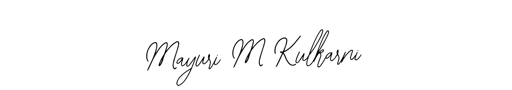 if you are searching for the best signature style for your name Mayuri M Kulkarni. so please give up your signature search. here we have designed multiple signature styles  using Bearetta-2O07w. Mayuri M Kulkarni signature style 12 images and pictures png