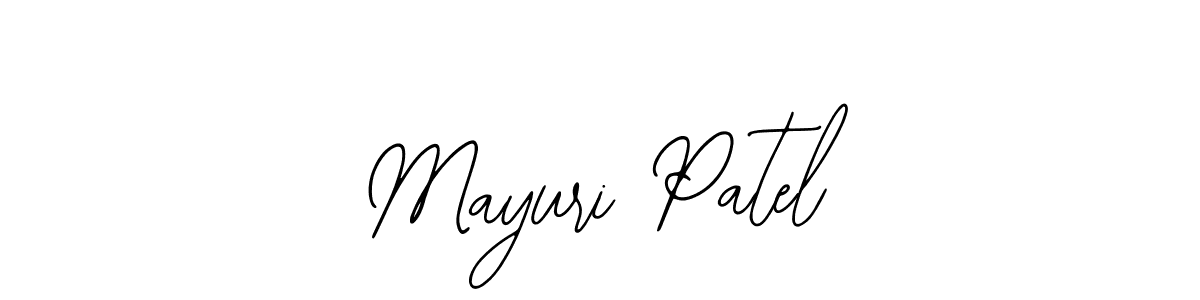 Make a beautiful signature design for name Mayuri Patel. Use this online signature maker to create a handwritten signature for free. Mayuri Patel signature style 12 images and pictures png