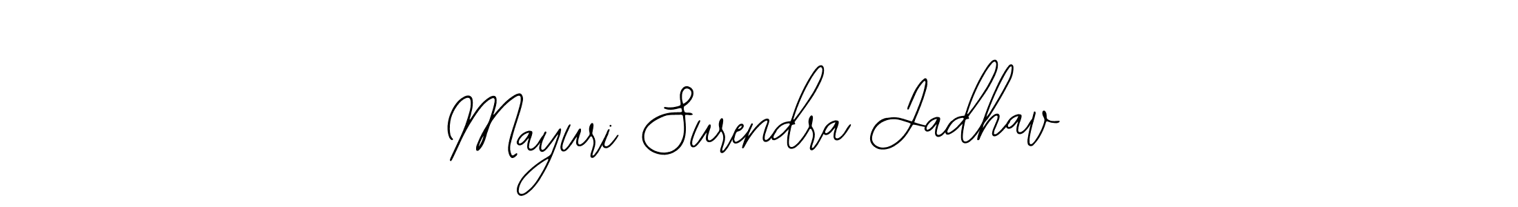 Design your own signature with our free online signature maker. With this signature software, you can create a handwritten (Bearetta-2O07w) signature for name Mayuri Surendra Jadhav. Mayuri Surendra Jadhav signature style 12 images and pictures png