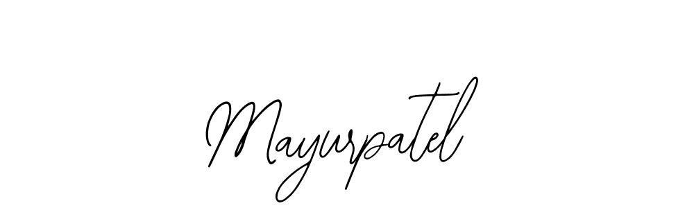 Use a signature maker to create a handwritten signature online. With this signature software, you can design (Bearetta-2O07w) your own signature for name Mayurpatel. Mayurpatel signature style 12 images and pictures png