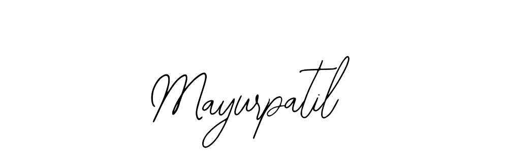 The best way (Bearetta-2O07w) to make a short signature is to pick only two or three words in your name. The name Mayurpatil include a total of six letters. For converting this name. Mayurpatil signature style 12 images and pictures png