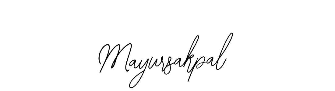 Use a signature maker to create a handwritten signature online. With this signature software, you can design (Bearetta-2O07w) your own signature for name Mayursakpal. Mayursakpal signature style 12 images and pictures png