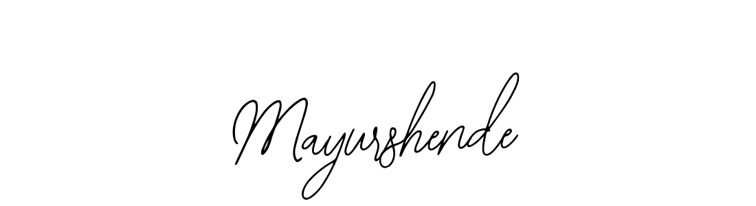 It looks lik you need a new signature style for name Mayurshende. Design unique handwritten (Bearetta-2O07w) signature with our free signature maker in just a few clicks. Mayurshende signature style 12 images and pictures png