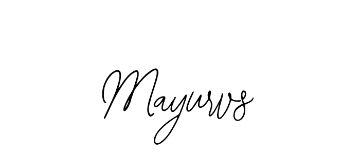 Mayurvs stylish signature style. Best Handwritten Sign (Bearetta-2O07w) for my name. Handwritten Signature Collection Ideas for my name Mayurvs. Mayurvs signature style 12 images and pictures png