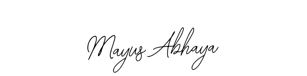 How to make Mayus Abhaya signature? Bearetta-2O07w is a professional autograph style. Create handwritten signature for Mayus Abhaya name. Mayus Abhaya signature style 12 images and pictures png
