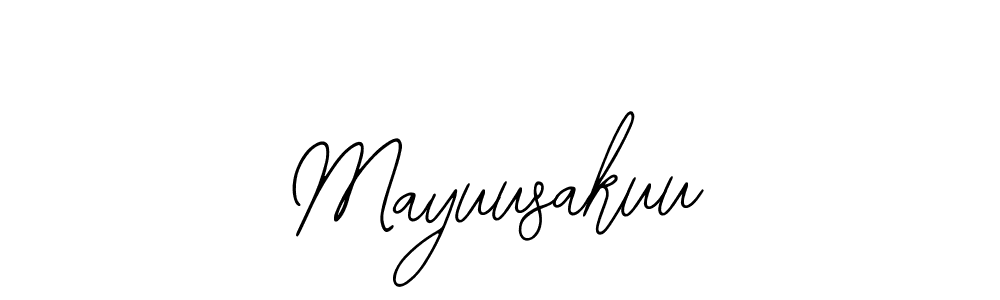 Create a beautiful signature design for name Mayuusakuu. With this signature (Bearetta-2O07w) fonts, you can make a handwritten signature for free. Mayuusakuu signature style 12 images and pictures png
