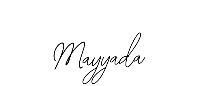 Bearetta-2O07w is a professional signature style that is perfect for those who want to add a touch of class to their signature. It is also a great choice for those who want to make their signature more unique. Get Mayyada name to fancy signature for free. Mayyada signature style 12 images and pictures png