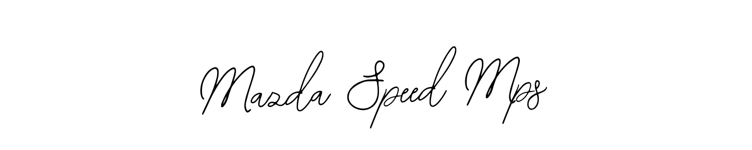 How to make Mazda Speed Mps name signature. Use Bearetta-2O07w style for creating short signs online. This is the latest handwritten sign. Mazda Speed Mps signature style 12 images and pictures png