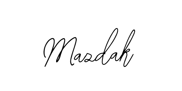 Design your own signature with our free online signature maker. With this signature software, you can create a handwritten (Bearetta-2O07w) signature for name Mazdak. Mazdak signature style 12 images and pictures png