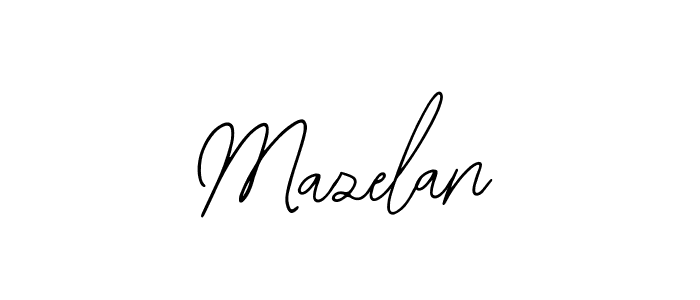 Make a beautiful signature design for name Mazelan. Use this online signature maker to create a handwritten signature for free. Mazelan signature style 12 images and pictures png