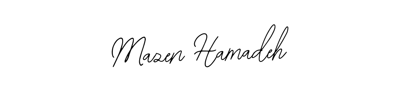 How to make Mazen Hamadeh signature? Bearetta-2O07w is a professional autograph style. Create handwritten signature for Mazen Hamadeh name. Mazen Hamadeh signature style 12 images and pictures png