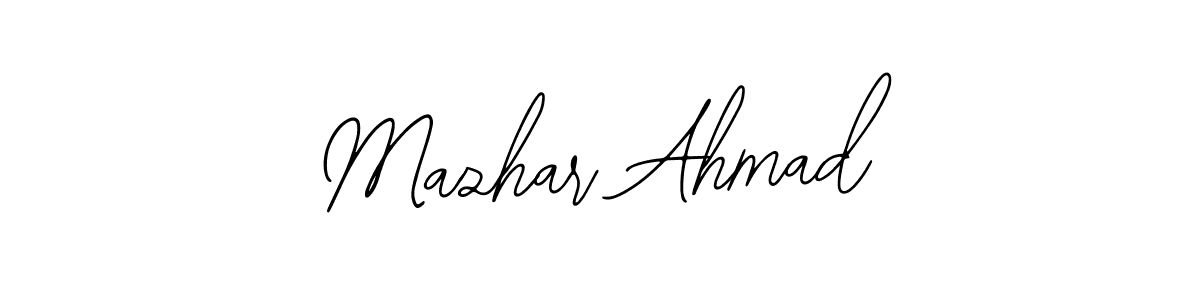It looks lik you need a new signature style for name Mazhar Ahmad. Design unique handwritten (Bearetta-2O07w) signature with our free signature maker in just a few clicks. Mazhar Ahmad signature style 12 images and pictures png