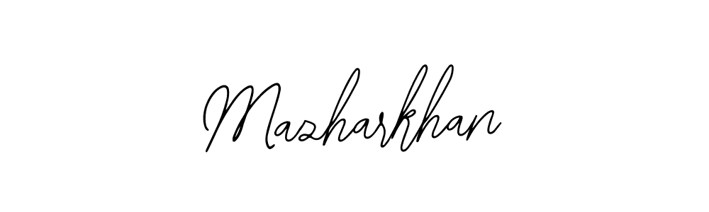 It looks lik you need a new signature style for name Mazharkhan. Design unique handwritten (Bearetta-2O07w) signature with our free signature maker in just a few clicks. Mazharkhan signature style 12 images and pictures png