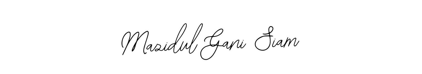 Create a beautiful signature design for name Mazidul Gani Siam. With this signature (Bearetta-2O07w) fonts, you can make a handwritten signature for free. Mazidul Gani Siam signature style 12 images and pictures png