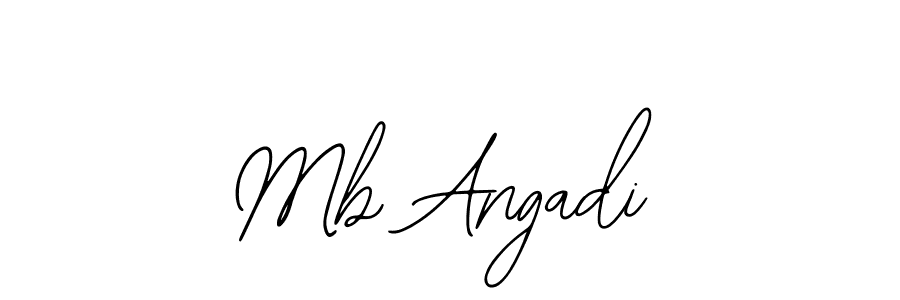 This is the best signature style for the Mb Angadi name. Also you like these signature font (Bearetta-2O07w). Mix name signature. Mb Angadi signature style 12 images and pictures png