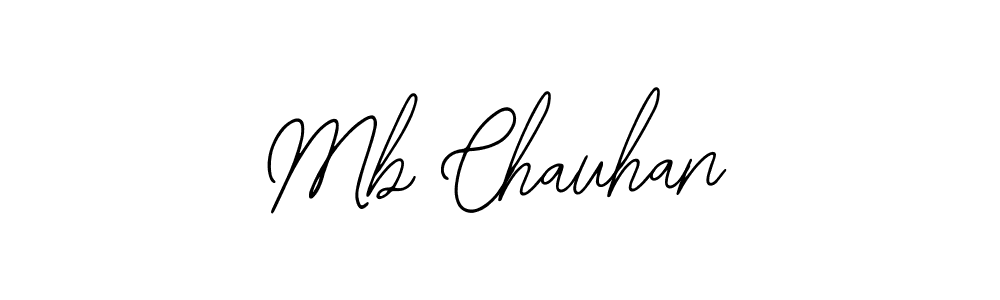 Make a beautiful signature design for name Mb Chauhan. Use this online signature maker to create a handwritten signature for free. Mb Chauhan signature style 12 images and pictures png