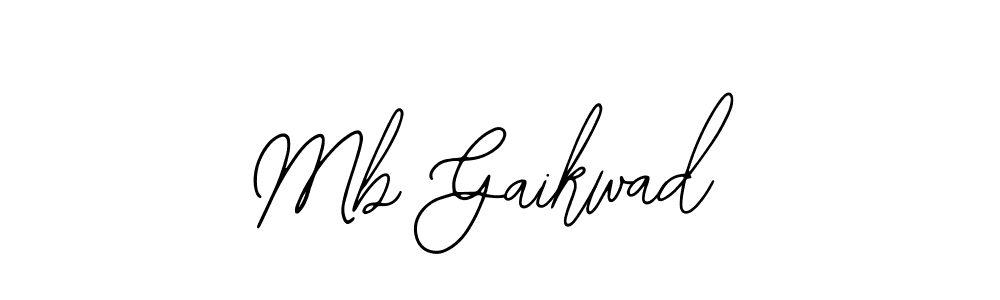 The best way (Bearetta-2O07w) to make a short signature is to pick only two or three words in your name. The name Mb Gaikwad include a total of six letters. For converting this name. Mb Gaikwad signature style 12 images and pictures png