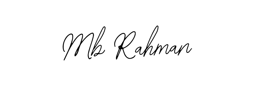 Create a beautiful signature design for name Mb Rahman. With this signature (Bearetta-2O07w) fonts, you can make a handwritten signature for free. Mb Rahman signature style 12 images and pictures png