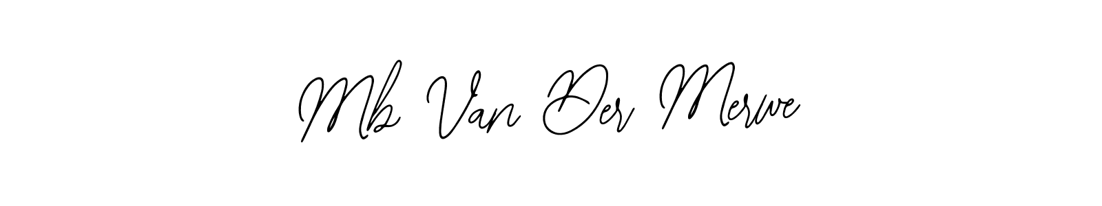 How to Draw Mb Van Der Merwe signature style? Bearetta-2O07w is a latest design signature styles for name Mb Van Der Merwe. Mb Van Der Merwe signature style 12 images and pictures png