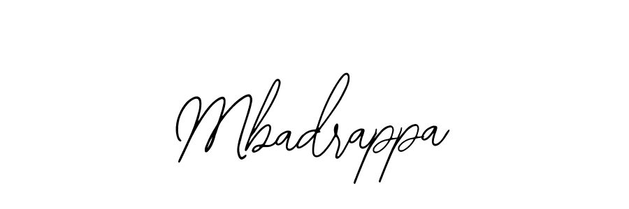 Create a beautiful signature design for name Mbadrappa. With this signature (Bearetta-2O07w) fonts, you can make a handwritten signature for free. Mbadrappa signature style 12 images and pictures png