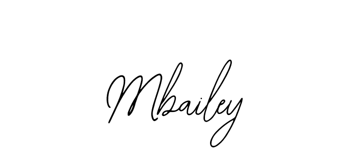 Make a beautiful signature design for name Mbailey. With this signature (Bearetta-2O07w) style, you can create a handwritten signature for free. Mbailey signature style 12 images and pictures png